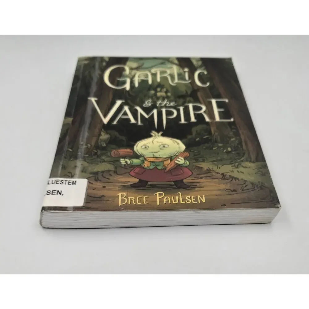 Garlic and the Vampire by Bree Paulsen (Softcover 2021) Ex-Library 1st Ed 4th Pr